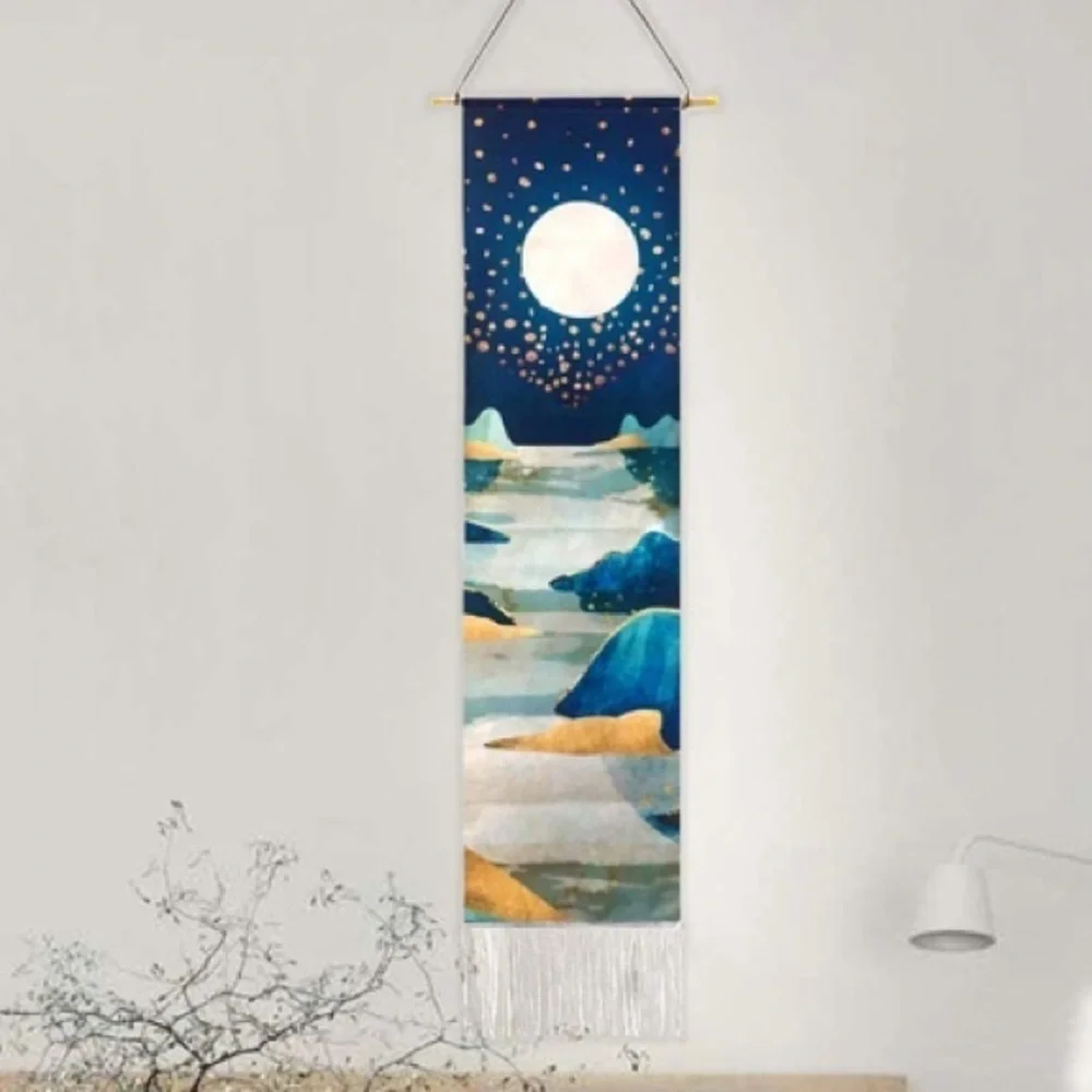 Boho Starry Sky Forest Nature Art Dorm/Home Deco